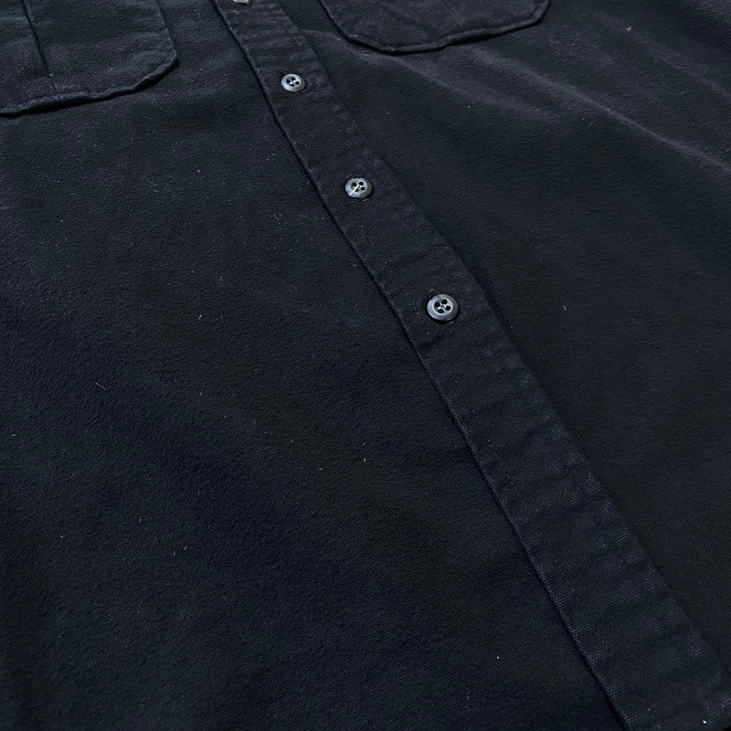 【中古品】【メンズ】 CABELA'S カベラス 90’s CHAMOIS CLOTH FLANNEL SHIRT 90年代 シャミー クロス シャツ 長袖 トップス 145-260724-sa-25-tei サイズ：XL カラー：ブラック 万代Net店