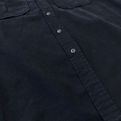 【中古品】【メンズ】 CABELA'S カベラス 90’s CHAMOIS CLOTH FLANNEL SHIRT 90年代 シャミー クロス シャツ 長袖 トップス 145-260724-sa-25-tei サイズ：XL カラー：ブラック 万代Net店