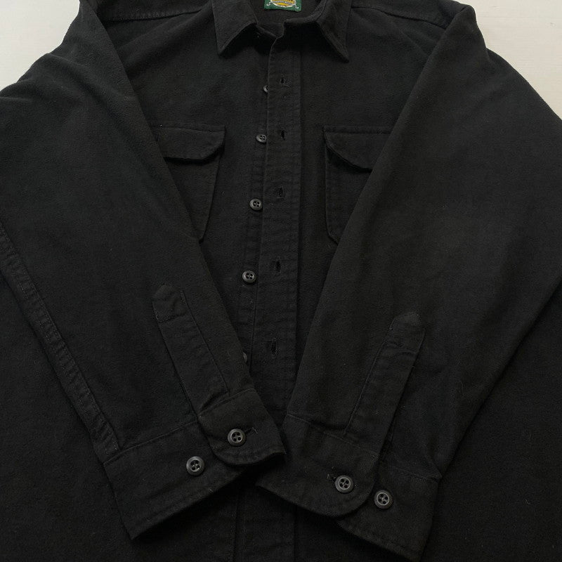 【中古品】【メンズ】 CABELA'S カベラス 90’s CHAMOIS CLOTH FLANNEL SHIRT 90年代 シャミー クロス シャツ 長袖 トップス 145-260724-sa-25-tei サイズ：XL カラー：ブラック 万代Net店