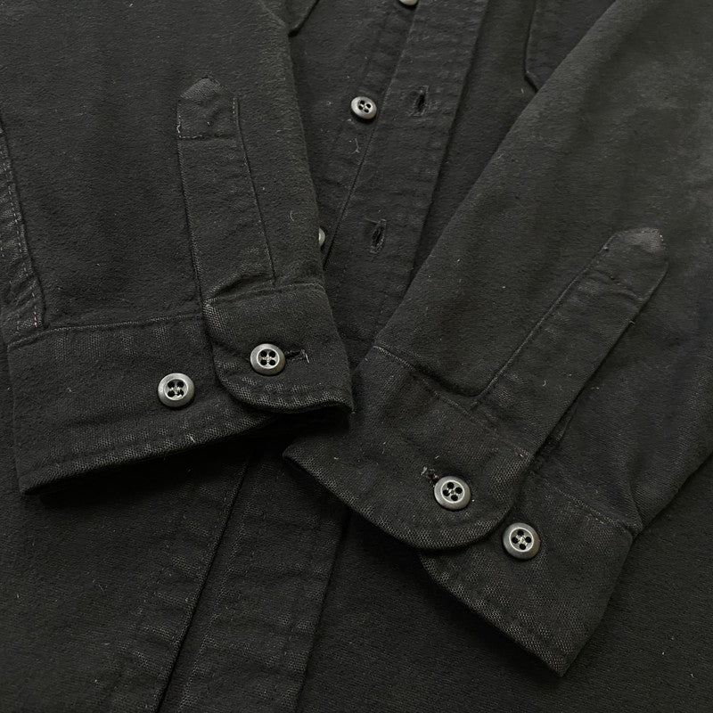【中古品】【メンズ】 CABELA'S カベラス 90’s CHAMOIS CLOTH FLANNEL SHIRT 90年代 シャミー クロス シャツ 長袖 トップス 145-260724-sa-25-tei サイズ：XL カラー：ブラック 万代Net店