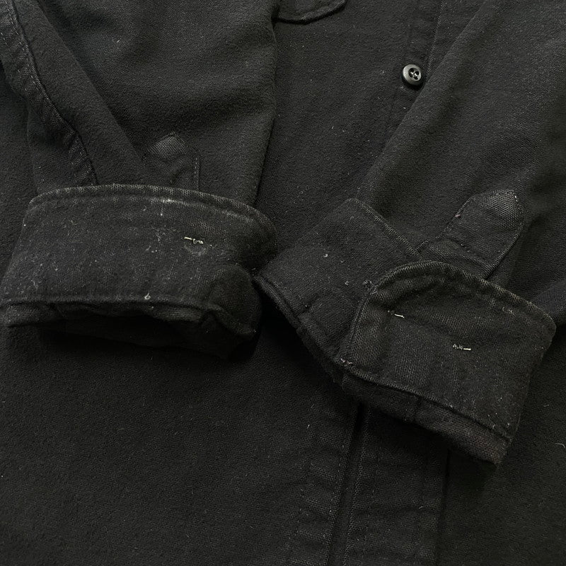 【中古品】【メンズ】 CABELA'S カベラス 90’s CHAMOIS CLOTH FLANNEL SHIRT 90年代 シャミー クロス シャツ 長袖 トップス 145-260724-sa-25-tei サイズ：XL カラー：ブラック 万代Net店
