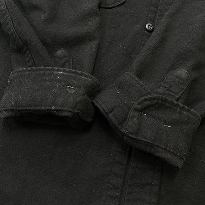 【中古品】【メンズ】 CABELA'S カベラス 90’s CHAMOIS CLOTH FLANNEL SHIRT 90年代 シャミー クロス シャツ 長袖 トップス 145-260724-sa-25-tei サイズ：XL カラー：ブラック 万代Net店
