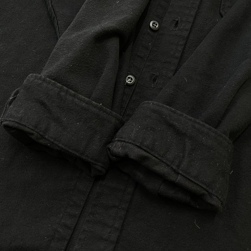 【中古品】【メンズ】 CABELA'S カベラス 90’s CHAMOIS CLOTH FLANNEL SHIRT 90年代 シャミー クロス シャツ 長袖 トップス 145-260724-sa-25-tei サイズ：XL カラー：ブラック 万代Net店