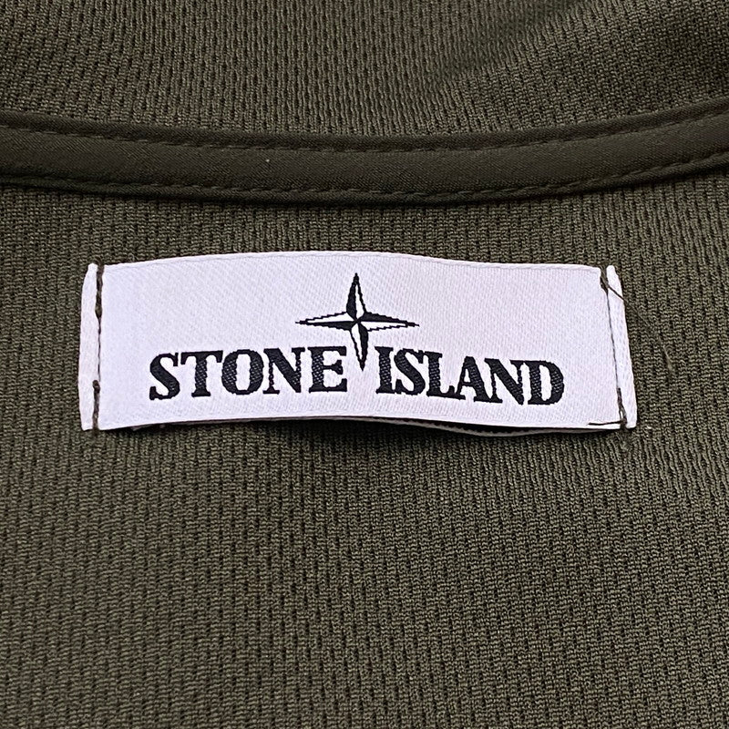 【中古品】【メンズ】 STONE ISLAND ストーン アイランド LIGHT SOFT SHELL-R HOODED JACKET 741540727 ライト ソフト シェル フード ジャケット 141-260724-sa-24-tei サイズ：M カラー：カーキ 万代Net店