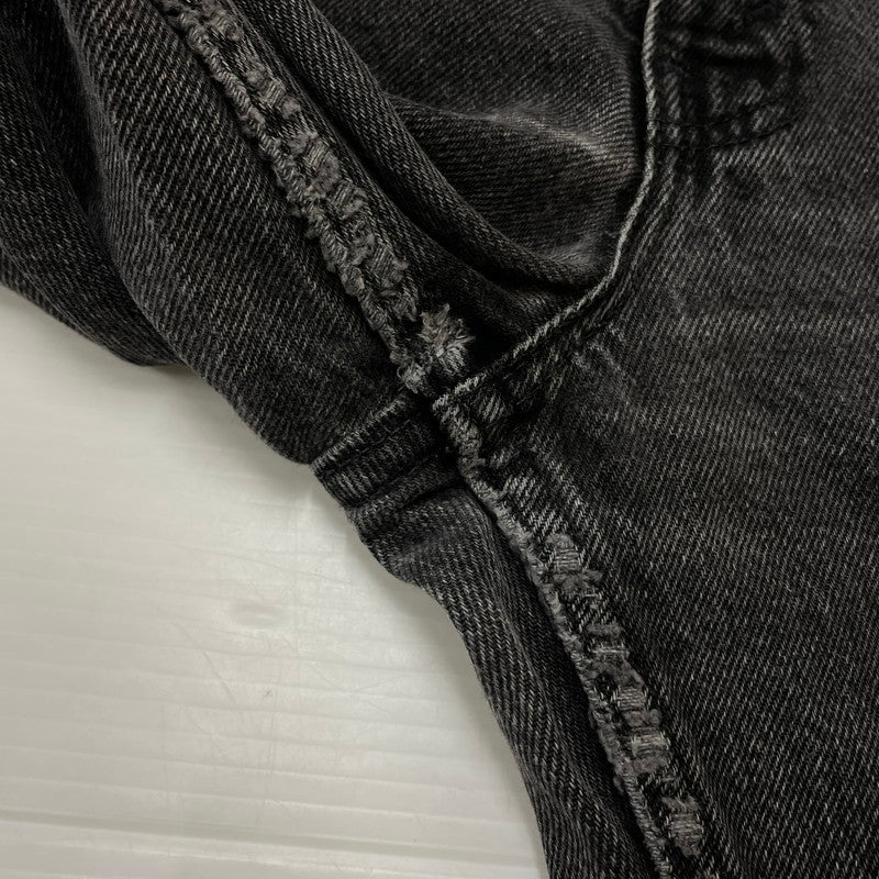 【中古品】【メンズ】 Levi’s リーバイス 550 BLACK DENIM PANTS MADE IN USA ブラックデニムパンツ ボトムス ジーンズ オレンジタブ ボタン裏刻印896 156-260730-ss-13-tei サイズ：36 カラー：ブラック 万代Net店