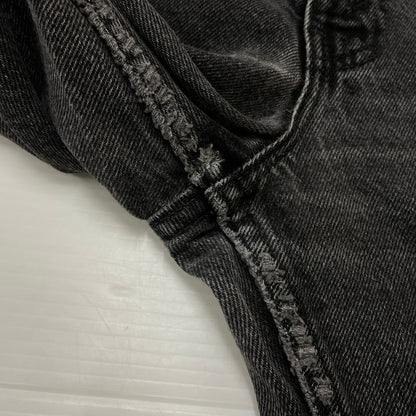【中古品】【メンズ】 Levi’s リーバイス 550 BLACK DENIM PANTS MADE IN USA ブラックデニムパンツ ボトムス ジーンズ オレンジタブ ボタン裏刻印896 156-260730-ss-13-tei サイズ：36 カラー：ブラック 万代Net店
