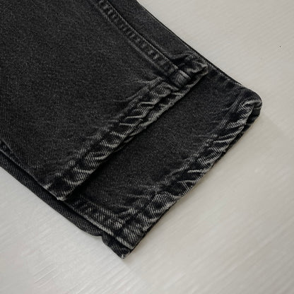 【中古品】【メンズ】 Levi’s リーバイス 550 BLACK DENIM PANTS MADE IN USA ブラックデニムパンツ ボトムス ジーンズ オレンジタブ ボタン裏刻印896 156-260730-ss-13-tei サイズ：36 カラー：ブラック 万代Net店