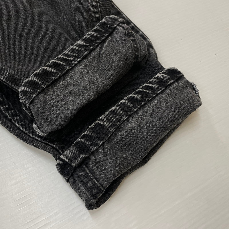 【中古品】【メンズ】 Levi’s リーバイス 550 BLACK DENIM PANTS MADE IN USA ブラックデニムパンツ ボトムス ジーンズ オレンジタブ ボタン裏刻印896 156-260730-ss-13-tei サイズ：36 カラー：ブラック 万代Net店