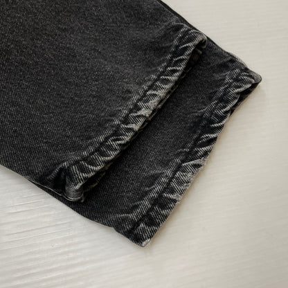 【中古品】【メンズ】 Levi’s リーバイス 550 BLACK DENIM PANTS MADE IN USA ブラックデニムパンツ ボトムス ジーンズ オレンジタブ ボタン裏刻印896 156-260730-ss-13-tei サイズ：36 カラー：ブラック 万代Net店