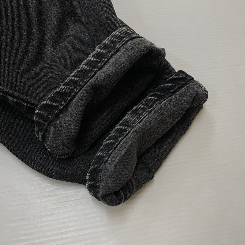 【中古品】【メンズ】 Levi’s リーバイス 550 BLACK DENIM PANTS MADE IN USA ブラックデニムパンツ ボトムス ジーンズ オレンジタブ ボタン裏刻印896 156-260730-ss-13-tei サイズ：36 カラー：ブラック 万代Net店