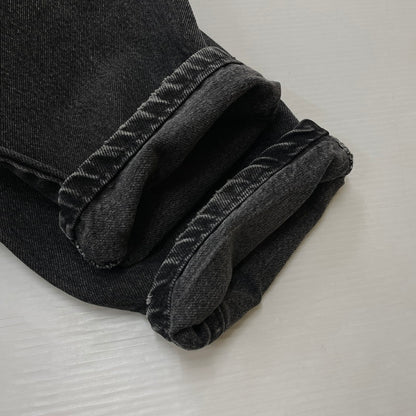 【中古品】【メンズ】 Levi’s リーバイス 550 BLACK DENIM PANTS MADE IN USA ブラックデニムパンツ ボトムス ジーンズ オレンジタブ ボタン裏刻印896 156-260730-ss-13-tei サイズ：36 カラー：ブラック 万代Net店
