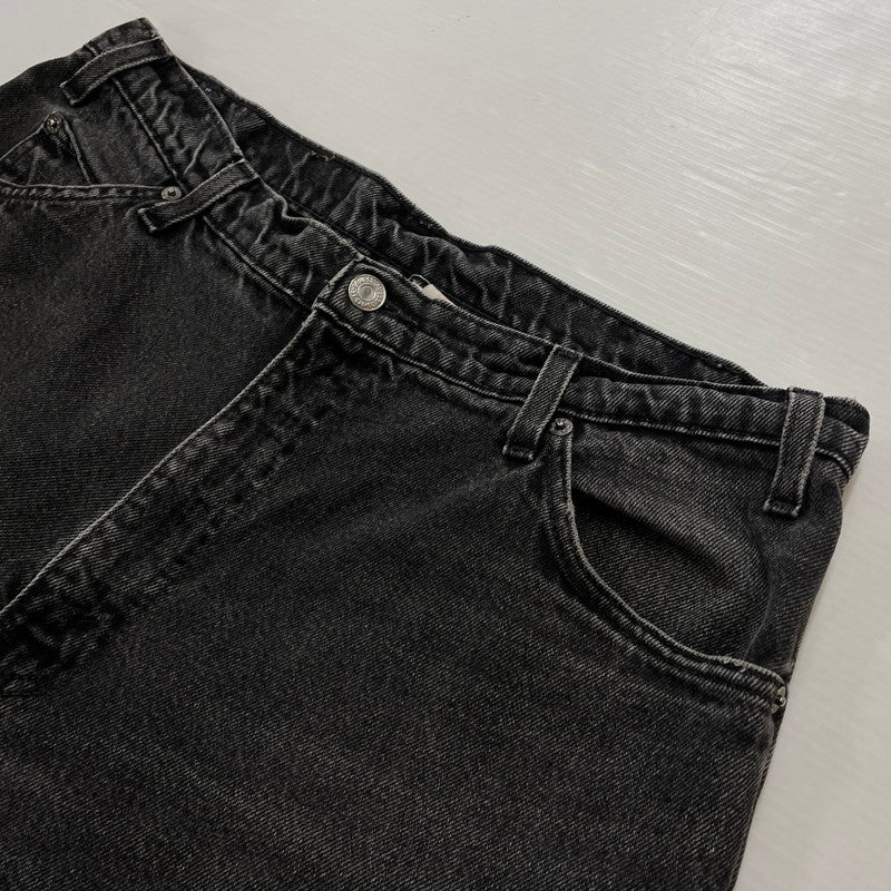 【中古品】【メンズ】 Levi’s リーバイス 550 BLACK DENIM PANTS MADE IN USA ブラックデニムパンツ ボトムス ジーンズ オレンジタブ ボタン裏刻印896 156-260730-ss-13-tei サイズ：36 カラー：ブラック 万代Net店