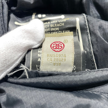 【中古品】【メンズ】 OLD Stussy オールドステューシー REVERSIBLE DOWN VEST リバーシブルダウンベスト アウター 142-260730-ss-01-tei サイズ：M/※無地側ポケット横ダメージ有 カラー：ブラック×グレー 万代Net店