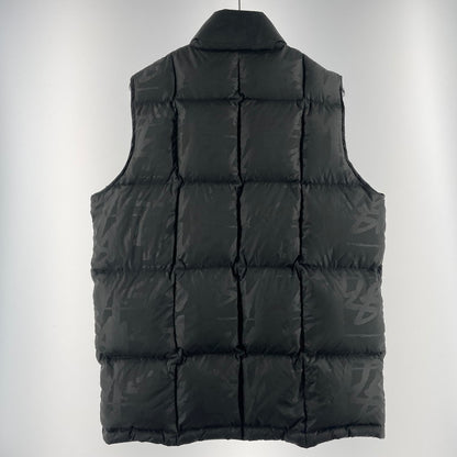 【中古品】【メンズ】 OLD Stussy オールドステューシー REVERSIBLE DOWN VEST リバーシブルダウンベスト アウター 142-260730-ss-01-tei サイズ：M/※無地側ポケット横ダメージ有 カラー：ブラック×グレー 万代Net店