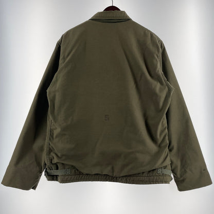 【中古品】【メンズ】 U.S.NAVY アメリカ海軍 A-2 DECK JACKET デッキジャケット アウター 145-260730-ss-10-tei サイズ：42~44/※使用感有 カラー：カーキ 万代Net店