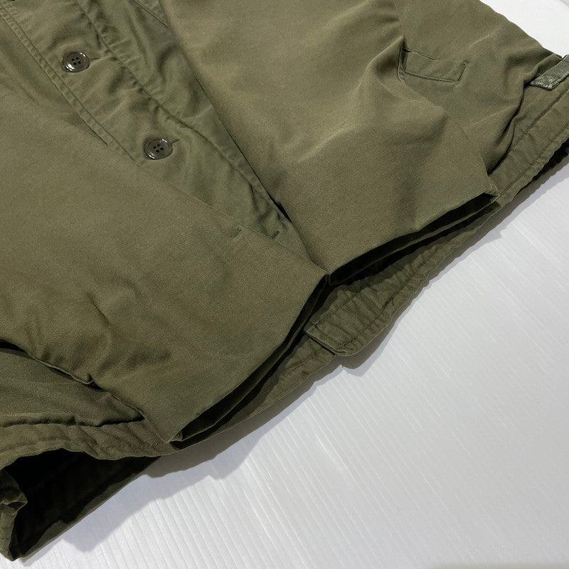 【中古品】【メンズ】 U.S.NAVY アメリカ海軍 A-2 DECK JACKET デッキジャケット アウター 145-260730-ss-10-tei サイズ：42~44/※使用感有 カラー：カーキ 万代Net店