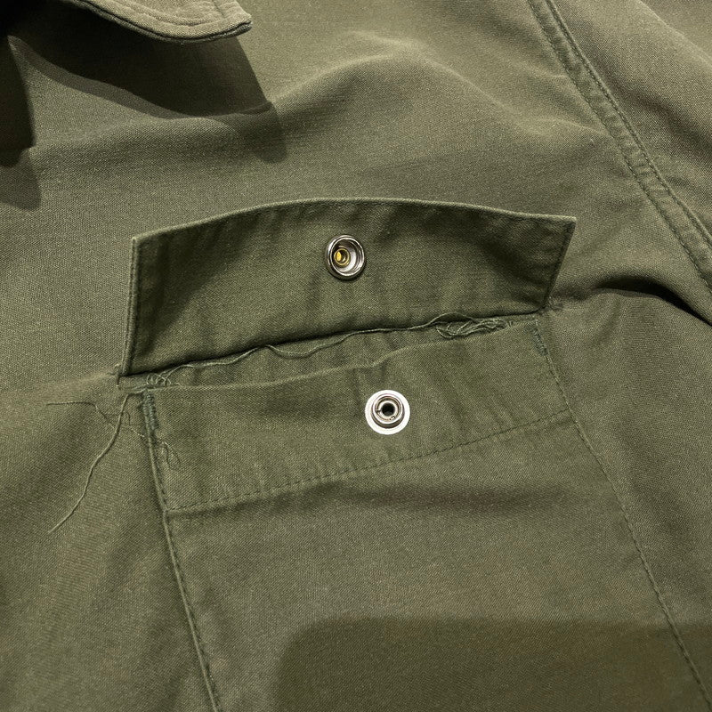 【中古品】【メンズ】 U.S.NAVY アメリカ海軍 A-2 DECK JACKET デッキジャケット アウター 145-260730-ss-10-tei サイズ：42~44/※使用感有 カラー：カーキ 万代Net店
