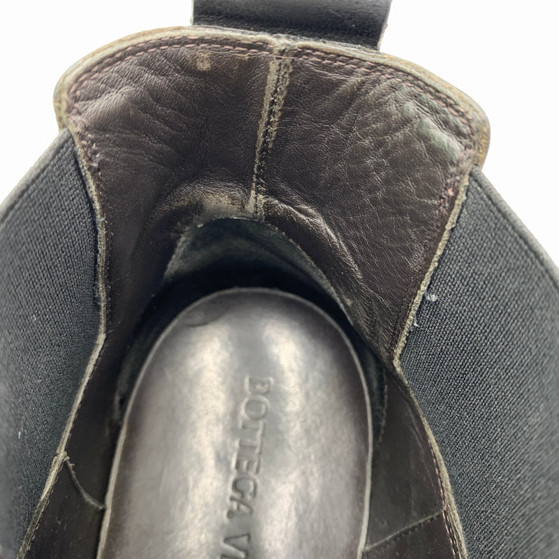 【現状渡し品】【メンズ】 Bottega Veneta ボッテガヴェネタ TIRE BOOTS タイヤ ブーツ 靴 シューズ チェルシーブーツ 183-260727-ko-03-tei サイズ：41 カラー：ブラックグリーン 万代Net店
