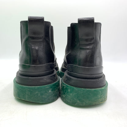 【現状渡し品】【メンズ】 Bottega Veneta ボッテガヴェネタ TIRE BOOTS タイヤ ブーツ 靴 シューズ チェルシーブーツ 183-260727-ko-03-tei サイズ：41 カラー：ブラックグリーン 万代Net店