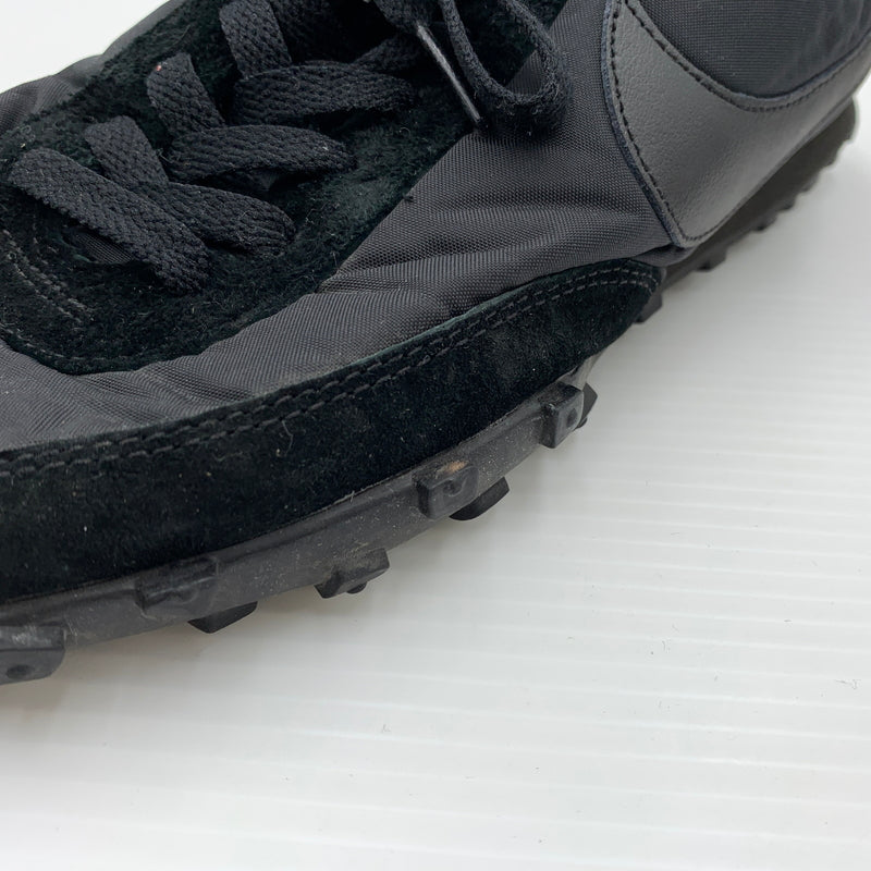 【中古品】【メンズ】 BLACK COMME des GARCONS ブラック コムデギャルソン × NIKE ナイキ 別注 コラボ WAFFLE RACER '17 BLACK WHITE AA9709-001 ワッフル レーサー スニーカー 靴 シューズ 160-260727-ko-04-tei サイズ：27.5cm カラー：ブラック 万代Net店