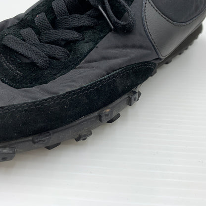 【中古品】【メンズ】 BLACK COMME des GARCONS ブラック コムデギャルソン × NIKE ナイキ 別注 コラボ WAFFLE RACER '17 BLACK WHITE AA9709-001 ワッフル レーサー スニーカー 靴 シューズ 160-260727-ko-04-tei サイズ：27.5cm カラー：ブラック 万代Net店