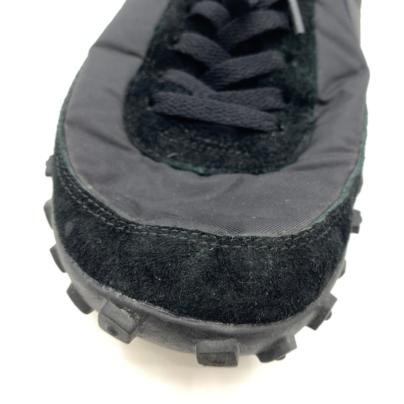 【中古品】【メンズ】 BLACK COMME des GARCONS ブラック コムデギャルソン × NIKE ナイキ 別注 コラボ WAFFLE RACER '17 BLACK WHITE AA9709-001 ワッフル レーサー スニーカー 靴 シューズ 160-260727-ko-04-tei サイズ：27.5cm カラー：ブラック 万代Net店