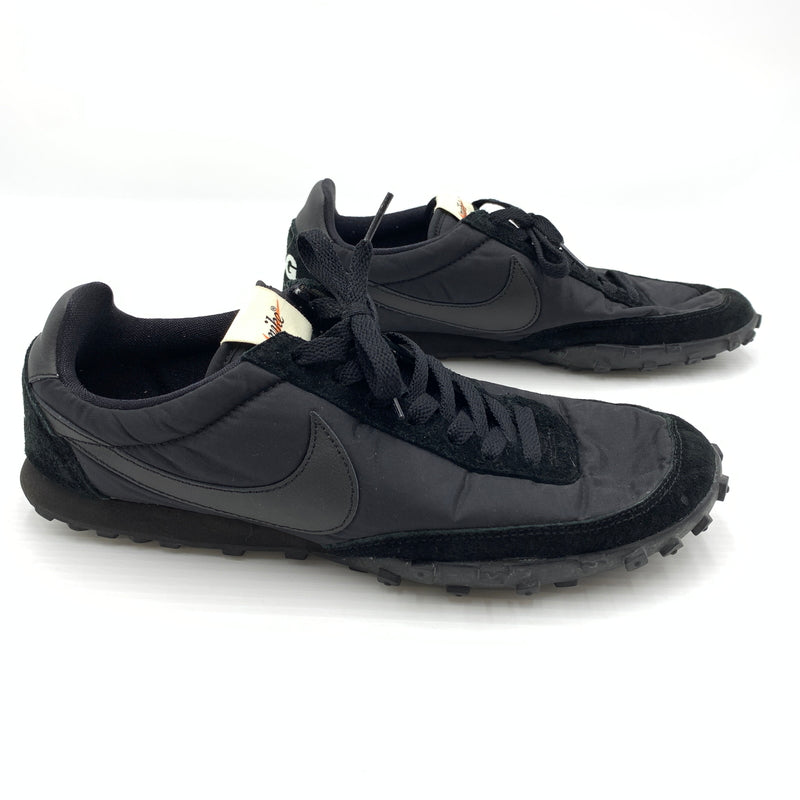 【中古品】【メンズ】 BLACK COMME des GARCONS ブラック コムデギャルソン × NIKE ナイキ 別注 コラボ WAFFLE RACER '17 BLACK WHITE AA9709-001 ワッフル レーサー スニーカー 靴 シューズ 160-260727-ko-04-tei サイズ：27.5cm カラー：ブラック 万代Net店