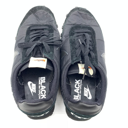 【中古品】【メンズ】 BLACK COMME des GARCONS ブラック コムデギャルソン × NIKE ナイキ 別注 コラボ WAFFLE RACER '17 BLACK WHITE AA9709-001 ワッフル レーサー スニーカー 靴 シューズ 160-260727-ko-04-tei サイズ：27.5cm カラー：ブラック 万代Net店