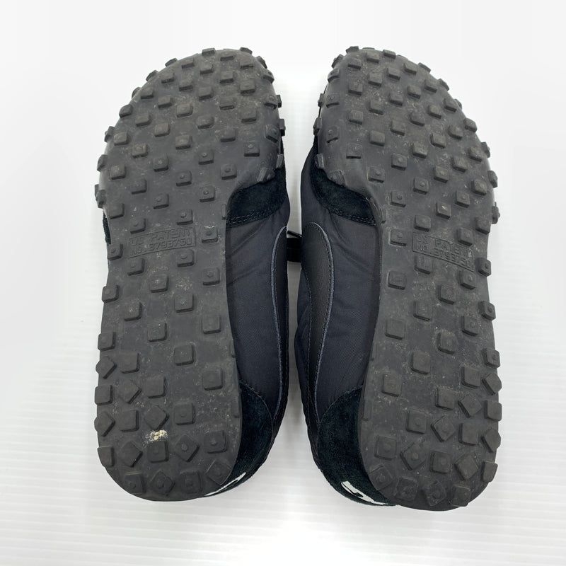 【中古品】【メンズ】 BLACK COMME des GARCONS ブラック コムデギャルソン × NIKE ナイキ 別注 コラボ WAFFLE RACER '17 BLACK WHITE AA9709-001 ワッフル レーサー スニーカー 靴 シューズ 160-260727-ko-04-tei サイズ：27.5cm カラー：ブラック 万代Net店