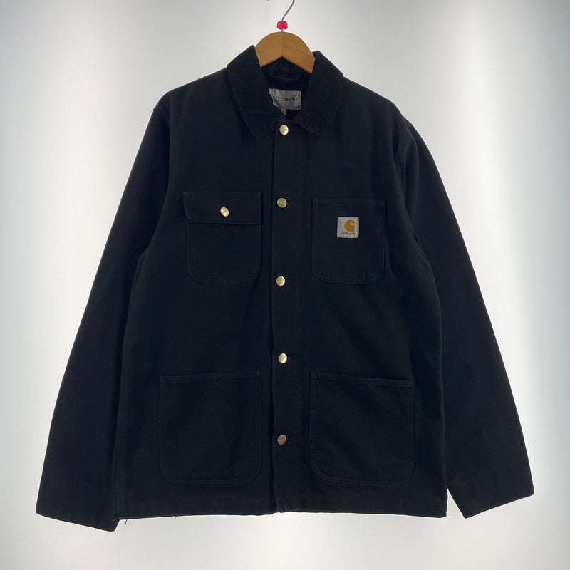 【中古品】【メンズ】 Carhartt WIP カーハート ワークインプログレス MICHIGAN COAT I026480 ミシガン コート アウター カバーオール 145-260727-yo-09-tei サイズ：L カラー：ブラック 万代Net店