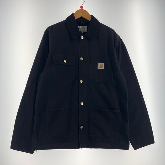 【中古品】【メンズ】 Carhartt WIP カーハート ワークインプログレス MICHIGAN COAT I026480 ミシガン コート アウター カバーオール 145-260727-yo-09-tei サイズ：L カラー：ブラック 万代Net店