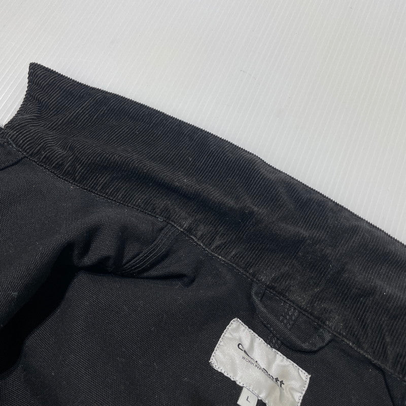 【中古品】【メンズ】 Carhartt WIP カーハート ワークインプログレス MICHIGAN COAT I026480 ミシガン コート アウター カバーオール 145-260727-yo-09-tei サイズ：L カラー：ブラック 万代Net店
