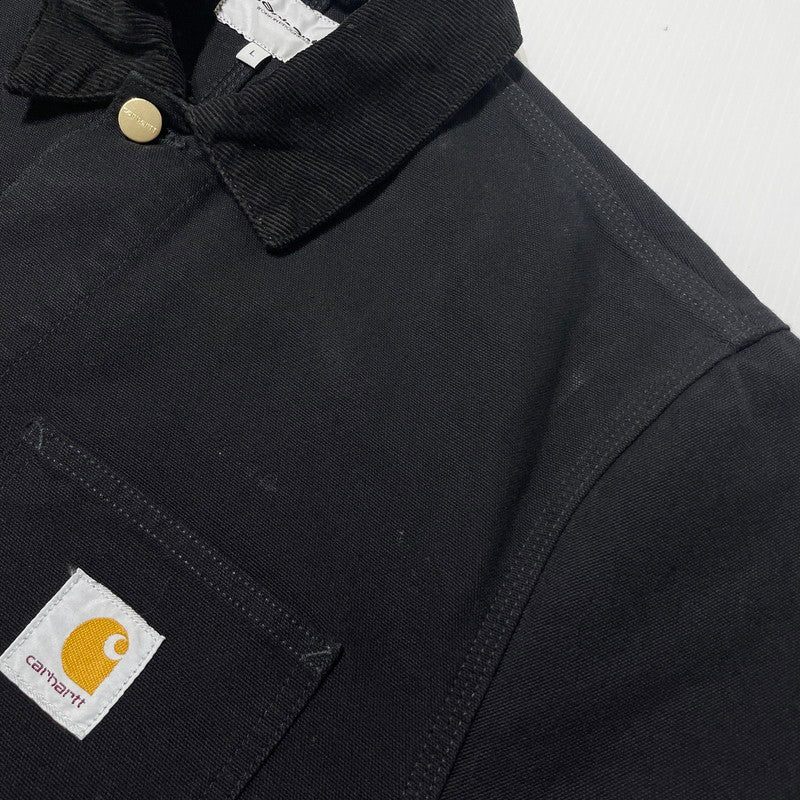 【中古品】【メンズ】 Carhartt WIP カーハート ワークインプログレス MICHIGAN COAT I026480 ミシガン コート アウター カバーオール 145-260727-yo-09-tei サイズ：L カラー：ブラック 万代Net店