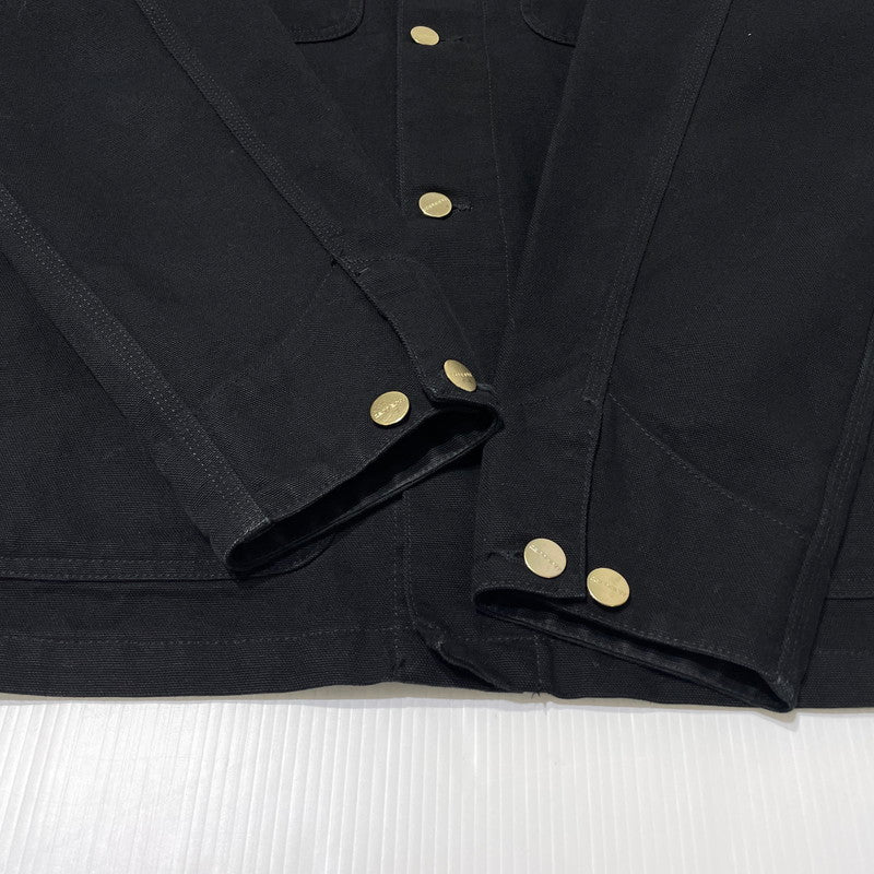 【中古品】【メンズ】 Carhartt WIP カーハート ワークインプログレス MICHIGAN COAT I026480 ミシガン コート アウター カバーオール 145-260727-yo-09-tei サイズ：L カラー：ブラック 万代Net店