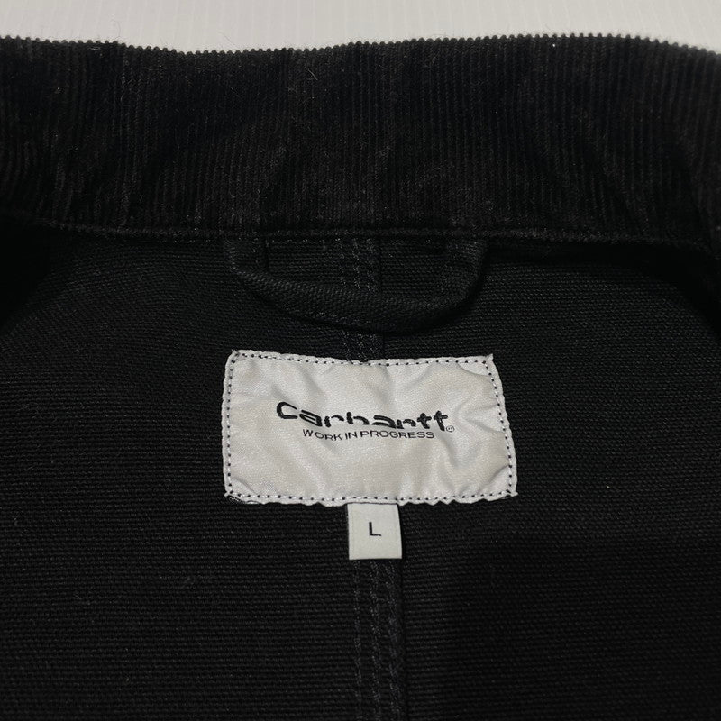 【中古品】【メンズ】 Carhartt WIP カーハート ワークインプログレス MICHIGAN COAT I026480 ミシガン コート アウター カバーオール 145-260727-yo-09-tei サイズ：L カラー：ブラック 万代Net店