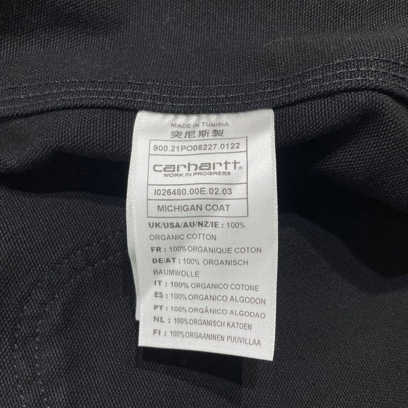 【中古品】【メンズ】 Carhartt WIP カーハート ワークインプログレス MICHIGAN COAT I026480 ミシガン コート アウター カバーオール 145-260727-yo-09-tei サイズ：L カラー：ブラック 万代Net店