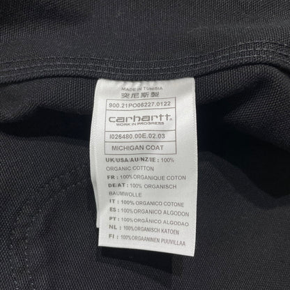 【中古品】【メンズ】 Carhartt WIP カーハート ワークインプログレス MICHIGAN COAT I026480 ミシガン コート アウター カバーオール 145-260727-yo-09-tei サイズ：L カラー：ブラック 万代Net店