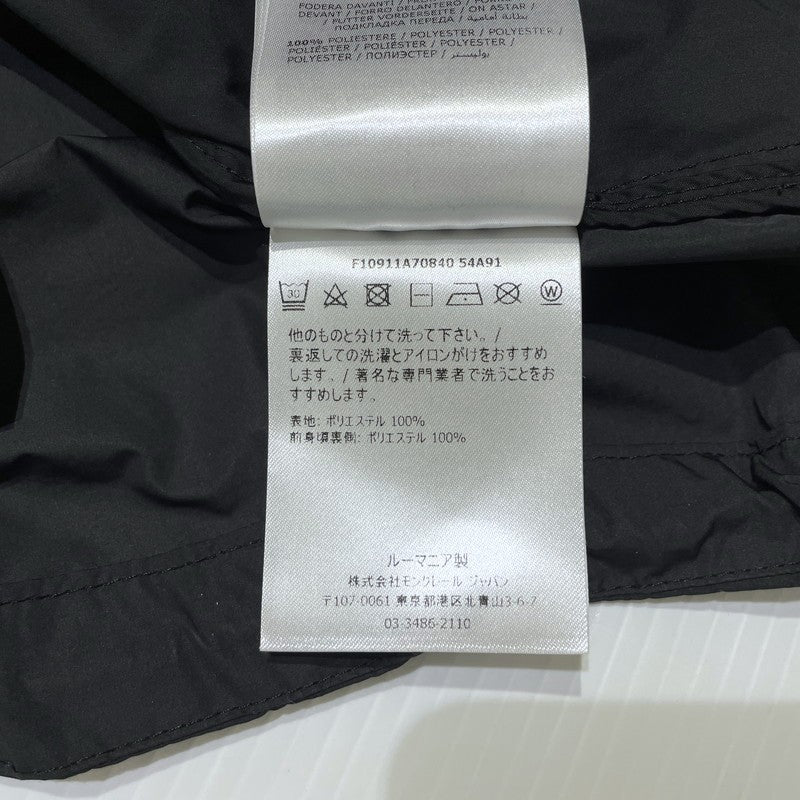 【中古品】【メンズ】 MONCLER モンクレール BENOIT GIUBBOTTO JACKET F10911S70840 54A91 ブノワ ジュボット ジャケット アウター 141-260727-yo-02-tei サイズ：6 カラー：ブラック 万代Net店