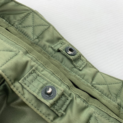 【現状渡し品】【メンズ】 PORTER ポーター TANKER TOTE BAG タンカー トートバッグ カバン MA-1 モチーフ 188-260727-ko-09-tei カラー：セージグリーン 万代Net店