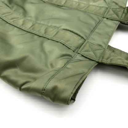 【現状渡し品】【メンズ】 PORTER ポーター TANKER TOTE BAG タンカー トートバッグ カバン MA-1 モチーフ 188-260727-ko-09-tei カラー：セージグリーン 万代Net店