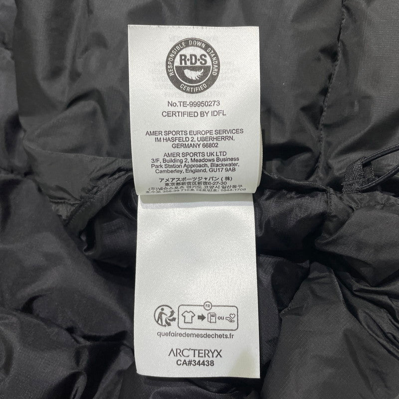 【中古品】【メンズ】 ARC'TERYX アークテリクス CERIUM JACKET X000007467 セリウム ジャケット アウター ダウンジャケット 144-260727-yo-03-tei サイズ：L カラー：ブラック 万代Net店