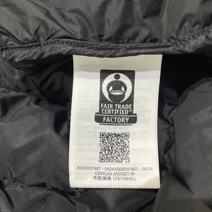 【中古品】【メンズ】 ARC'TERYX アークテリクス CERIUM JACKET X000007467 セリウム ジャケット アウター ダウンジャケット 144-260727-yo-03-tei サイズ：L カラー：ブラック 万代Net店