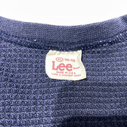 【中古品】【メンズ】 Lee リー THERMAL LONG SLEEVE MADE IN USA サーマル ロングスリーブ 長袖トップス アメリカ製 145-260730-ss-03-tei サイズ：XL カラー：ネイビー 万代Net店