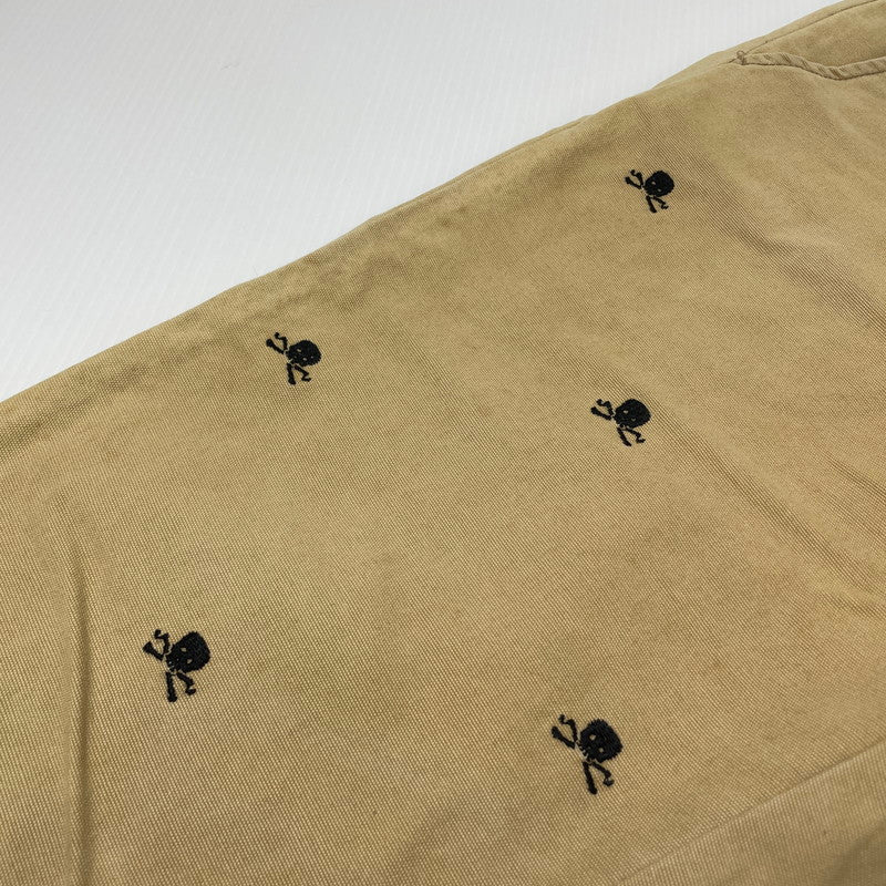 【中古品】【メンズ】 Ralph Lauren RUGBY ラルフローレン ラグビー SKULL EMBROIDERED CHINO PANT スカル チノパンツ ボトムス 刺繍 158-260727-yo-20-tei サイズ：32 カラー：ベージュ 万代Net店