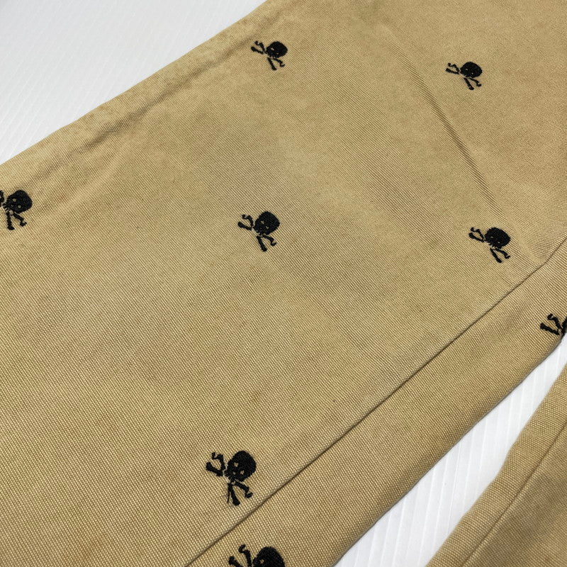 【中古品】【メンズ】 Ralph Lauren RUGBY ラルフローレン ラグビー SKULL EMBROIDERED CHINO PANT スカル チノパンツ ボトムス 刺繍 158-260727-yo-20-tei サイズ：32 カラー：ベージュ 万代Net店