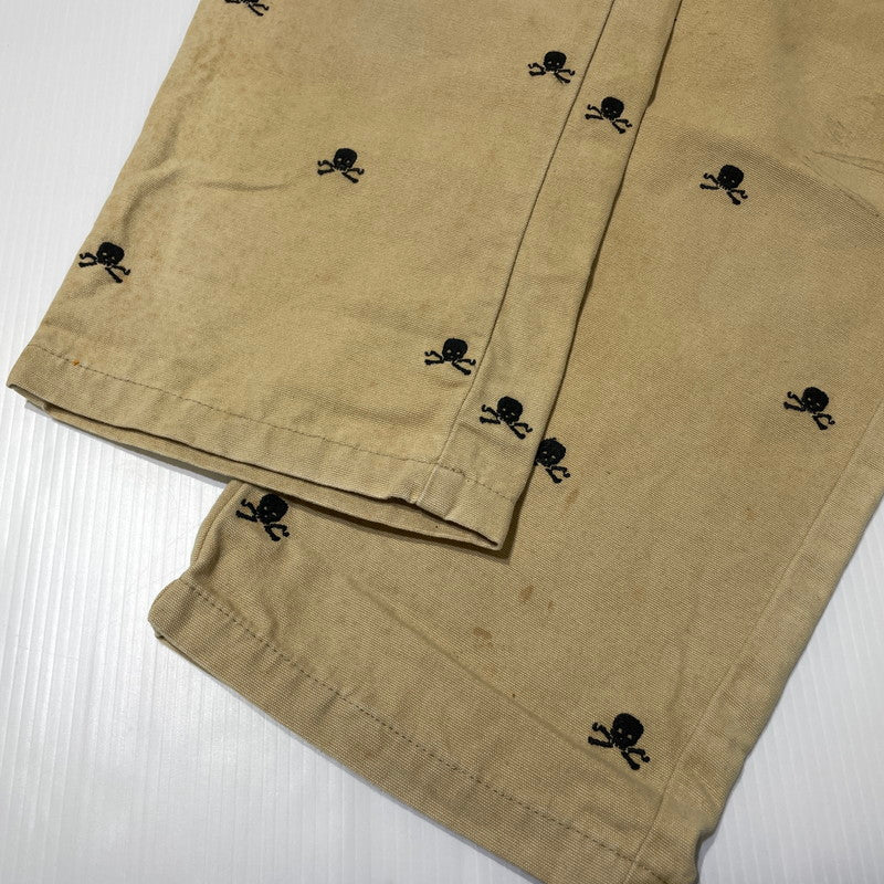 【中古品】【メンズ】 Ralph Lauren RUGBY ラルフローレン ラグビー SKULL EMBROIDERED CHINO PANT スカル チノパンツ ボトムス 刺繍 158-260727-yo-20-tei サイズ：32 カラー：ベージュ 万代Net店