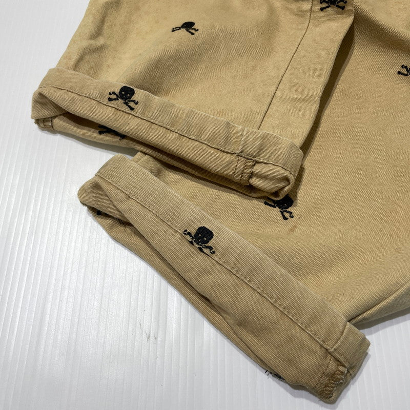 【中古品】【メンズ】 Ralph Lauren RUGBY ラルフローレン ラグビー SKULL EMBROIDERED CHINO PANT スカル チノパンツ ボトムス 刺繍 158-260727-yo-20-tei サイズ：32 カラー：ベージュ 万代Net店