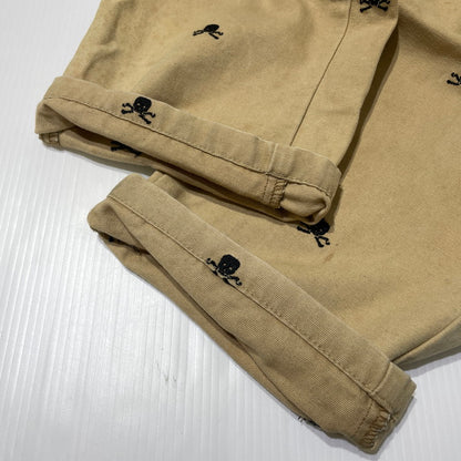【中古品】【メンズ】 Ralph Lauren RUGBY ラルフローレン ラグビー SKULL EMBROIDERED CHINO PANT スカル チノパンツ ボトムス 刺繍 158-260727-yo-20-tei サイズ：32 カラー：ベージュ 万代Net店