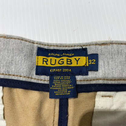 【中古品】【メンズ】 Ralph Lauren RUGBY ラルフローレン ラグビー SKULL EMBROIDERED CHINO PANT スカル チノパンツ ボトムス 刺繍 158-260727-yo-20-tei サイズ：32 カラー：ベージュ 万代Net店