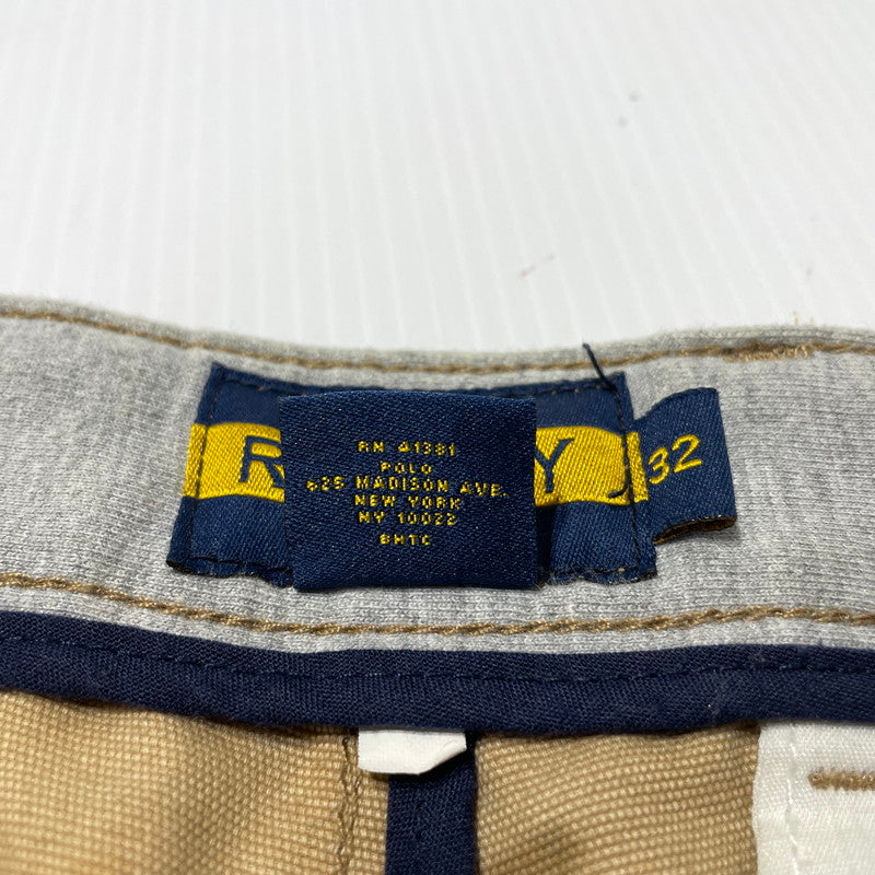 【中古品】【メンズ】 Ralph Lauren RUGBY ラルフローレン ラグビー SKULL EMBROIDERED CHINO PANT スカル チノパンツ ボトムス 刺繍 158-260727-yo-20-tei サイズ：32 カラー：ベージュ 万代Net店